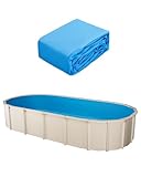 VEVOR Ovale Poolfolie, 730x375x147 cm, Innenfolie, Ersatzfolie,...