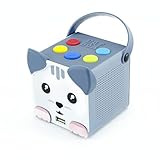 X4-TECH CatBox - Bluetooth Lautsprecher für Kinder - Kabellos mit Akku -...