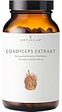 Naturkur® Cordyceps Extrakt 650mg - 240 Kapseln im Apothekerglas - 40%...