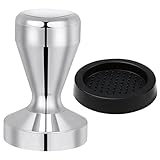 Vicloon Kaffee Tamper, 51mm Tamper, Silikonmatte 58mm, 304 Edelstahl...