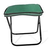 BUGUUYO Zusammenklappbarer tragbarer Hocker Kompakter Outdoor-Hocker für...