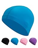 Badekappe Kinder Stoff (4-10 Jahre) – Bequem, Langlebig & Hochelastisch...