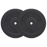 GORILLA SPORTS® Hantelscheiben - Einzeln/Set, 1,25kg, 2,5kg, 5kg, 7,5kg,...