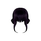 K-pop De-mon Perücke, violette Haarverlängerungen, Cosplay, Cosplay,...