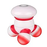 Cotsoco Mini-Handmassagegerät, tragbar, vibrierend, mit LED-Licht, ideal...