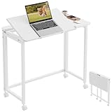 GreenForest Klapptisch mit verstellbarem neigbarem Desktop 0-90°, 80 cm...