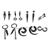 TOGEVAL 7 Paar Ohrring Set Ohrringe Für Piercing Kleid Accessoires Punk...