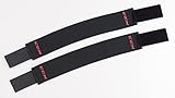 CCM S21 Shin Guard Straps Black Beingummi