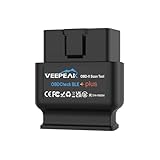 Veepeak OBDCheck BLE+ Bluetooth OBD II EOBD Diagnosegerät Adapter Stecker...