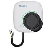 Khons 11KW Typ 2 EV-Ladestation, 16A Dreiphasen-Wallbox, Smart...