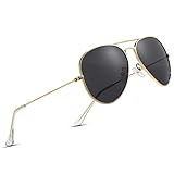 COASION Pilotenbrille Herren Damen Polarisierte Sonnenbrille Fliegerbrille...