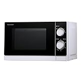 Sharp R200WW Solo-Mikrowelle / 20 L / 800 W / 5 Leistungsstufen/Timer Von...