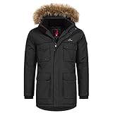 Höhenhorn 23C3+ZWL Arpiglias Herren Winter Jacke Parka Schwarz Gr. L