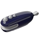 Folienschweißgerät Mini, 2 in 1 Bag sealer mit Cutter, Blau...