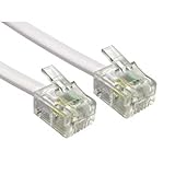 1M langes RJ11-Kabel Telefonkabel, 6P4C Westernkabel RJ11 auf RJ11 Stecker...