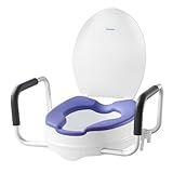 ANNWA Toilettensitzerhöhung für Erwachsene mit Armlehnen und Deckel,...