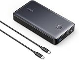 ANKER 537 Powerbank (PowerCore 24K für Laptop), 24.000mAh 65W, mobiles...