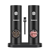 Haomacro Elektrische Salz und Pfeffermühle Set, Batteriebetrieben,...