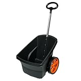 ScarMaxx - Schubkarre 2 Räder - Gartentrolley Kunststoff - Gartenwagen...