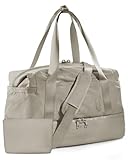 BAGSMART Reisetasche 37L Damen Weekender Sporttasche Mit Schuhfach & Mit...