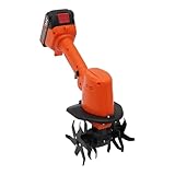 Loobiiny Elektrische Handhackmaschine,Akku Bodenhacke,10cm...