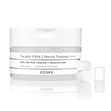 COSRX AHA 2% BHA 2% Blemish Treatment Serum, 60+ reine Baumwollballs,...