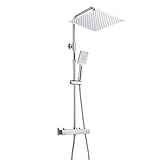 JOHO Thermostat Duschset Duschsystem Regendusche Duschgarnitur Duscharmatur...