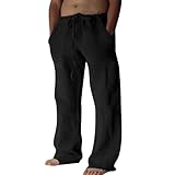 Puimentiua Leinenhose Herren,Lang Leichte Sommerhose,Sommer Leinen...