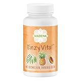 MADENA EnzyVital Enzym Komplex zur Unterstützung der Verdauung, 90 Kapseln...