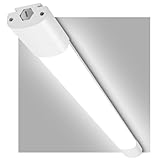 LEOEU Feuchtraumleuchte LED 120CM, 36W 4200LM Kellerlampe LED...