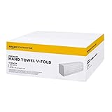 AmazonCommercial Singlefold (V-Falz / ZZ-Falz) Papierhandtücher, 2-lagig...