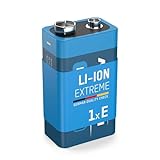 ANSMANN Extreme Lithium Batterie 9V E-Block 1er Pack - hohe Kapazität,...