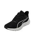 PUMA Unisex Reflect Lite Straßenlaufschuhe, Black White, 42 EU