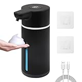 Seifenspender Automatisch,420ml Schaumseifenspender,4 Stufig Verstellbarer...