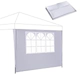 BONTEC Seitenteile Seitenwände für Pavillon, 3048 mm x 1930 mm Größe,...