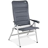 Crespo Campingstuhl XXL AL/238-DL, Dunkelgrau