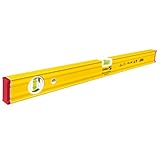 STABILA Wasserwaage Type 80 AS, 60 cm, verstärktes Alu-Profil, 1...