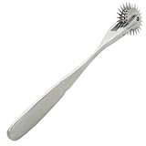 Edelstahl Nervenrad Deluxe - Nadelrad Painwheel mit 3 Rollen