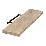 EUGAD Wandregal Wandboard Buchregal Hängeregal DVD CD Regal Holz Board...