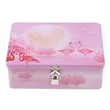 HORIALENCE Retro Weißblech Aufbewahrungsbox Rechteckig mit Deckel Rostfrei...