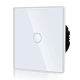 BSEED Touch Lichtschalter Glas Berührung Wandlichtschalter Standard 110V -...