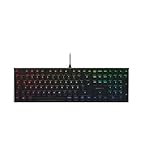 CHERRY MX 10.0N RGB, Flache Mechanische Gaming-Tastatur, Deutsches Layout...