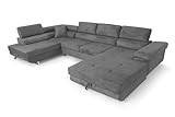 SOFILAND Ecksofa Aller U XXL-Ecksofa mit Schlaffunktion und Zwei...