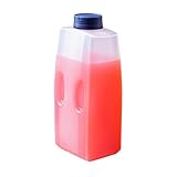 Saftkrug 2L Mit Deckel – Kühlschrankgeeignete Flasche Für Wasser Milch...