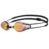 arena Tracks Mirror Unisex Wettkampf-Schwimmbrille für Erwachsene,...