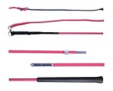 JA Horse Longierpeitsche Longier Peitsche Longieren 180/200 cm teilbar...