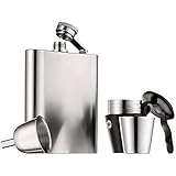 WMF Manhattan Flachmann Edelstahl 6-teilig, Flachmann 200ml, Flask 20cl,...