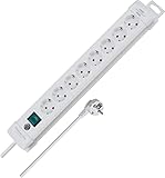 Brennenstuhl Premium-Line, Steckdosenleiste 8-Fach (Mehrfachsteckdose mit...