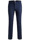 JACK & JONES Herren Marco Bowie SA Stretch Chino Hose - Marine Blazer -...