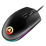 SEWACC Ergonomische USB Gaming mit Atmungsaktivem Design Einstellbare DPI...